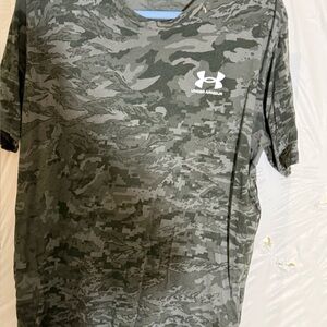 Under Armour Men's Short Sleeve Camo Tee - Gray